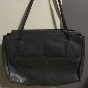 Gray HOBO 2 strapped shoulder bag